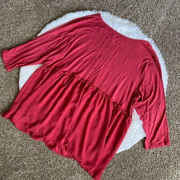 EVRI Top Stretch Mauve Womens Size 2X - Picture 2 of 4